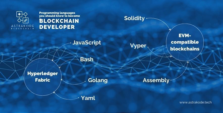 Main blockchain development programing languages you should know to become a blockchain developer