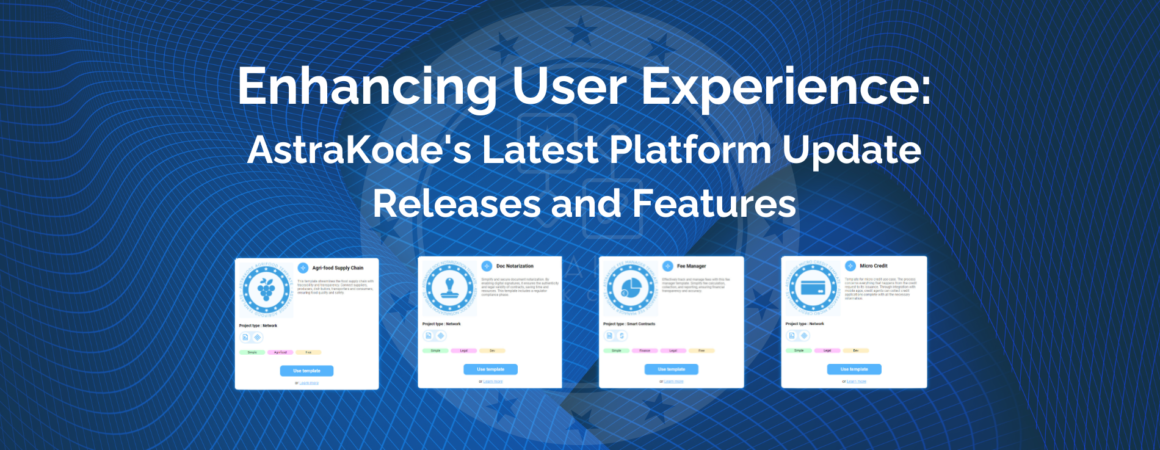 title banner for Enhancing User Experience: AstraKode's Latest Platform Update Releases and Features