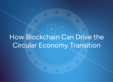 title banner for the article "How Blockchain Can Drive the Circular Economy Transition"